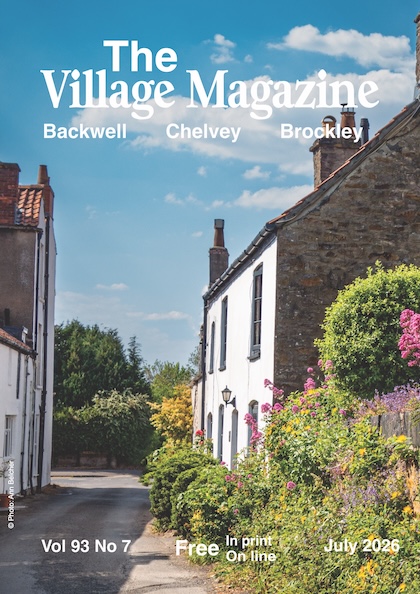 Magazine front cover for July 2026, featuring plants in blossom at the start of Hillside Road