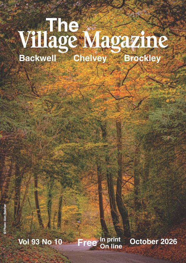 Magazine front cover for October 2026, featuring autumnal leaves appearing on the trees in Badgers Wood